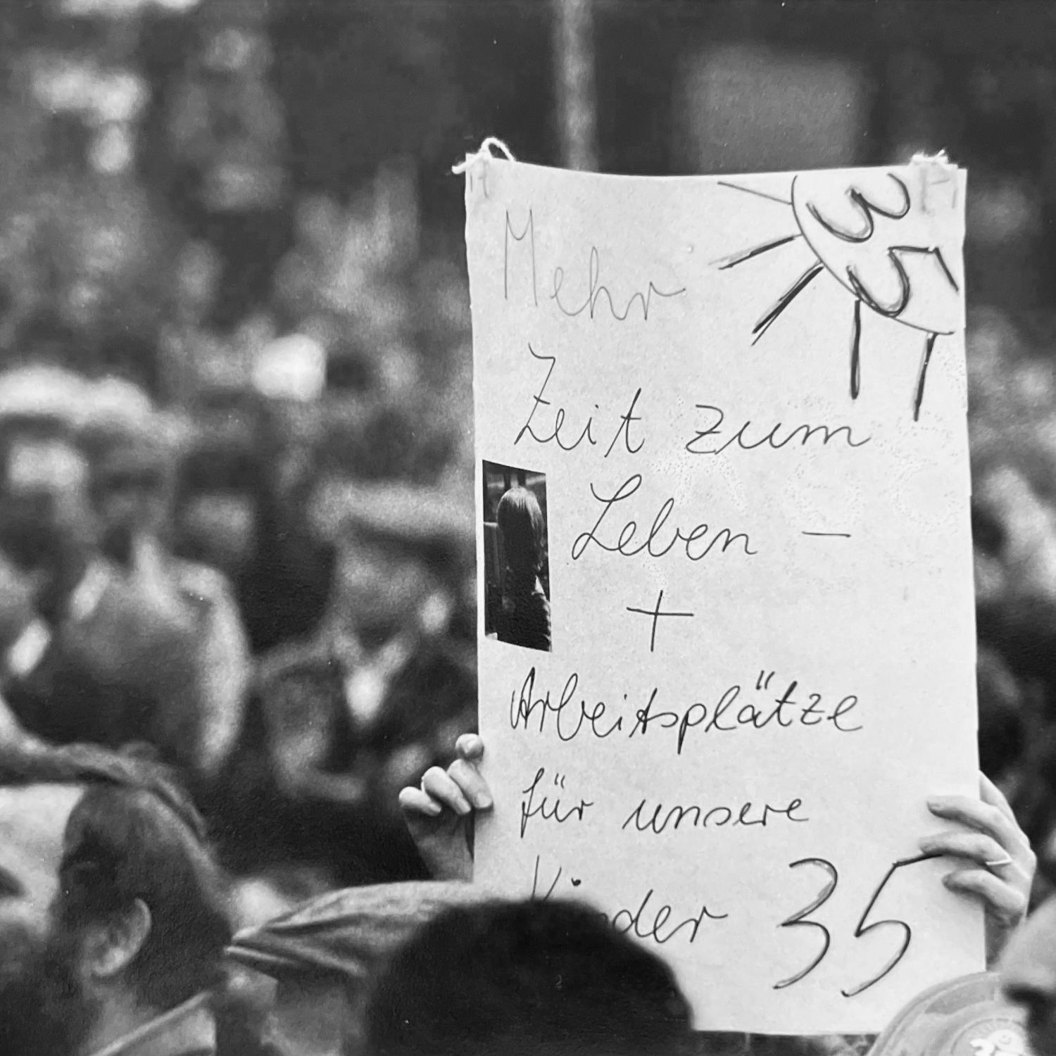 F 799_2.4_Arbeitszeit_Feierabend_Foto Michel Streik 1984