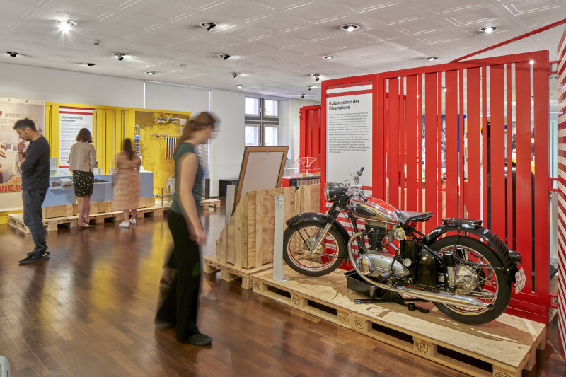 Einblicksfoto der Ausstellung "Made in Hessen"